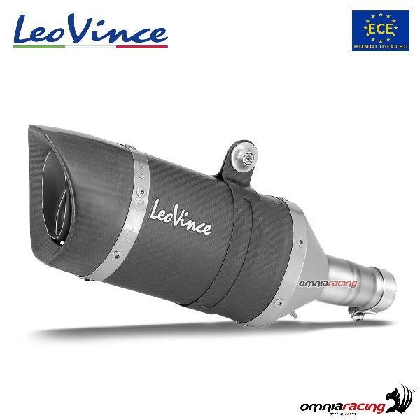 Leo Vince LeoVince LV-10 silencer with EG-BE Stainless steel or black finish