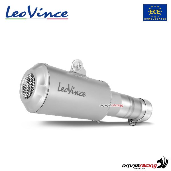 Leovince LV-10 Kawasaki 15204 Slip On Muffler Silver