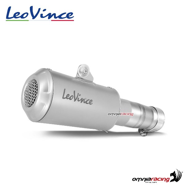 Leo Vince 15207 LV-10 Slip-On - Stainless Tailpipe/Stainless  Muffler/Stainless Steel End Cap 