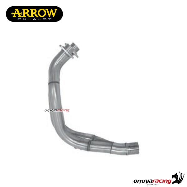 Arrow stainless steel manifold no street legal for Kawasaki Versys 650 2007>2014