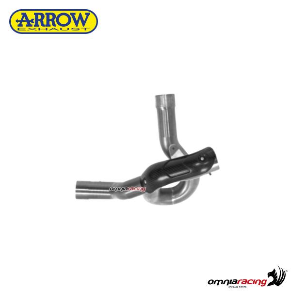 Arrow racing decatalyzed central mid pipe NOT homologated for Ducati Multistrada 1260/S 2018>