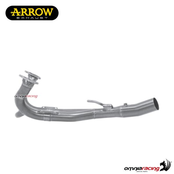 Collettore di scarico Arrow in acciaio inox racing per Bmw R1250GS 2019-2023