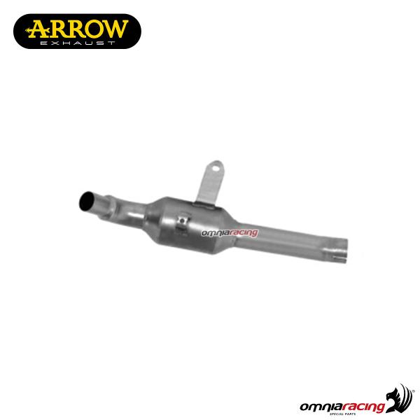 Arrow racing decatalyzed central mid pipe NOT homologated for Moto Morini Xcape 650 2022>