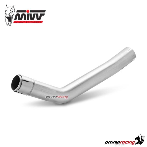 Mivv raccordo collettore elimina catalizzatore acciaio (tubo No Kat) per Benelli Leoncino 500 17>22