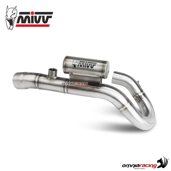 Mivv collector header steel tube dekat not-catalyst for Honda CRF250 2022>