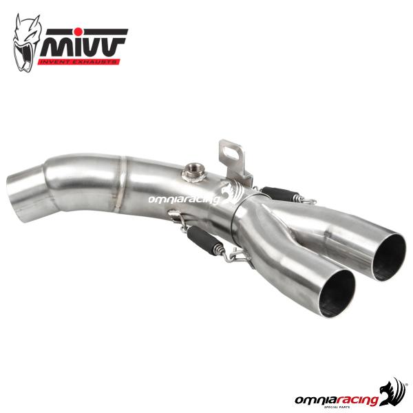 Mivv steel tube link pipe not-catalyst for Honda CB1000R 2008>2017