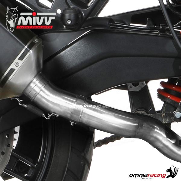 Mivv raccordo elimina catalizzatore acciaio tubo No Kat per Harley Davidson Pan America 1250 2021>