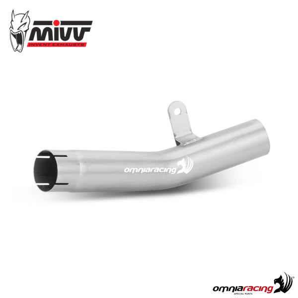 Mivv raccordo elimina catalizzatore acciaio tubo No Kat per Kawasaki ZX6R Ninja 2019>