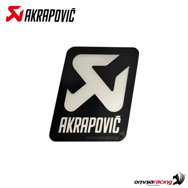 AKRAPOVIC : Heat Resistant Silencer Sticker [P-VST2AL]