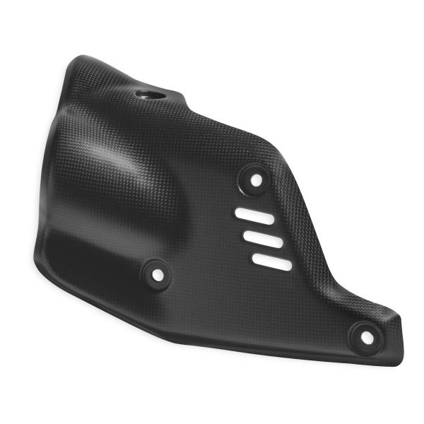 Matt carbon fiber heat shield Ducati Diavel V4 2023-2024