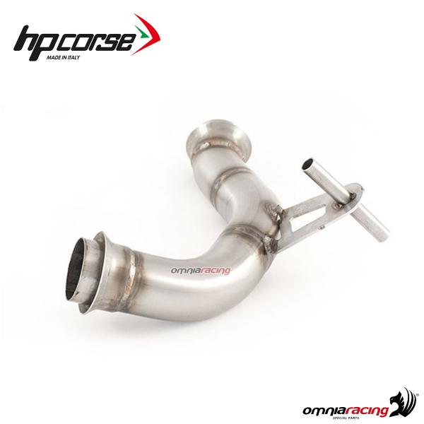 HPCORSE racing link pipe for HYDROFORM replaces expansion box 1:1 for KTM Duke 390 2017>