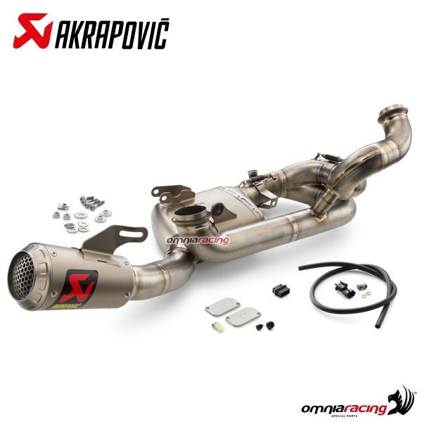 Akrapovic full exhaust system Evolution line titanium for KTM 1290 SuperDuke /R 2020-2023