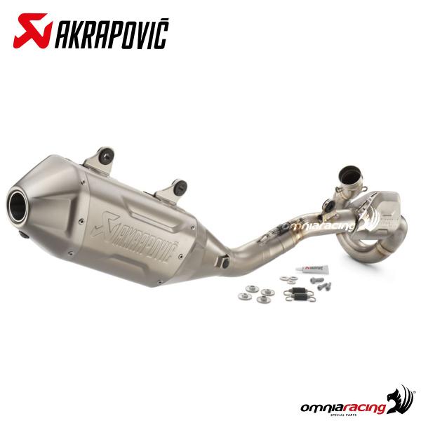 Akrapovic complete exhaust Evolution titanium racing KTM 250/350 SX-F 2023-