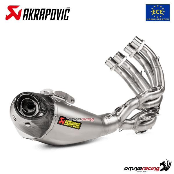 Akrapovic complete exhaust approved titanium Honda CBR650F 2014-2018