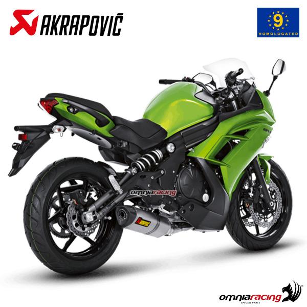 Akrapovic Full System Titanium for Kawasaki Er6f Er6n Ninja 650 2016 -