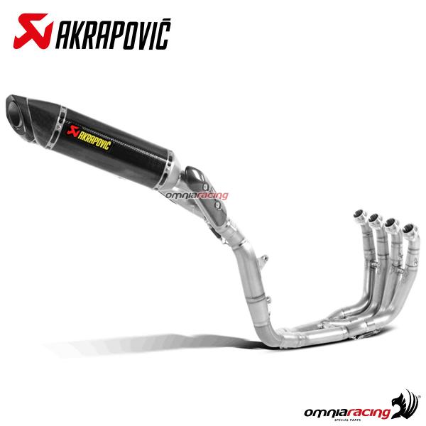 Akrapovic complete exhaust Evolution carbon racing Yamaha YZF R1 increased radiator 2009-2014