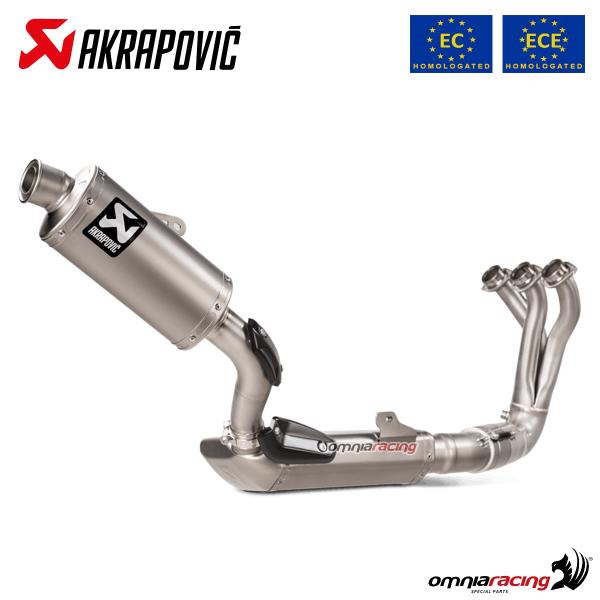 Akrapovic complete exhaust approved titanium Yamaha XSR900 2022-2023