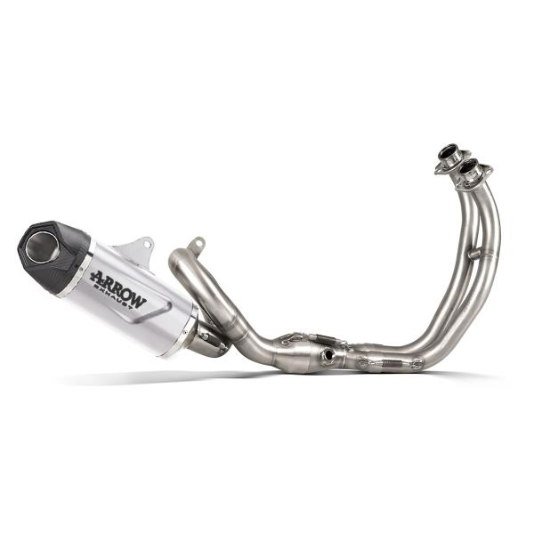 Full exhaust system Arrow Veloce aluminum racing Kawasaki Z650 2024