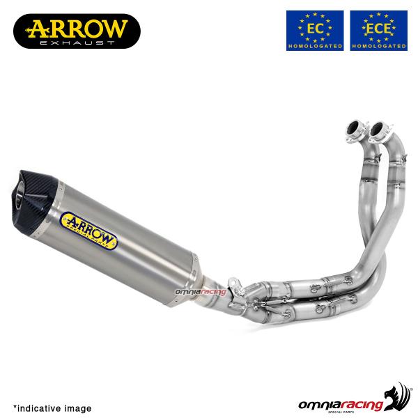 Arrow full system exhaust approved in titanium for Kawasaki Ninja 650 2017>2020