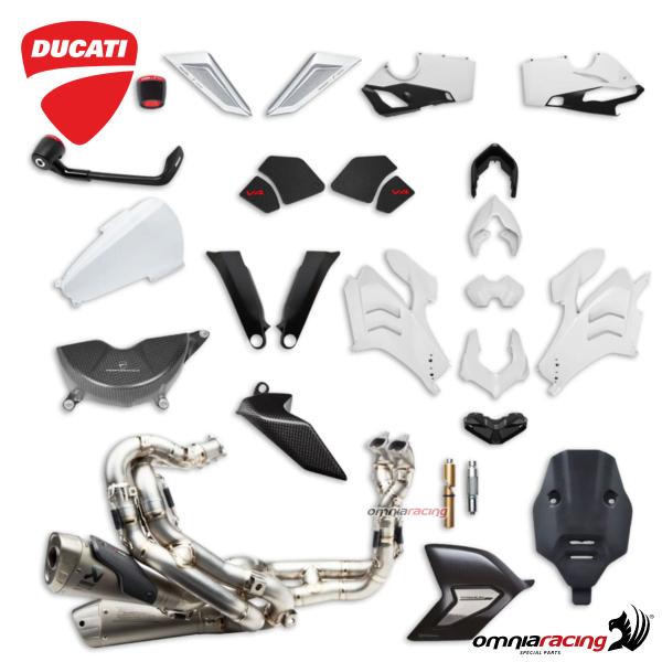 Ducati Performance Racing accessories package complete exhaust with fairing for Panigale V4/R 2018>