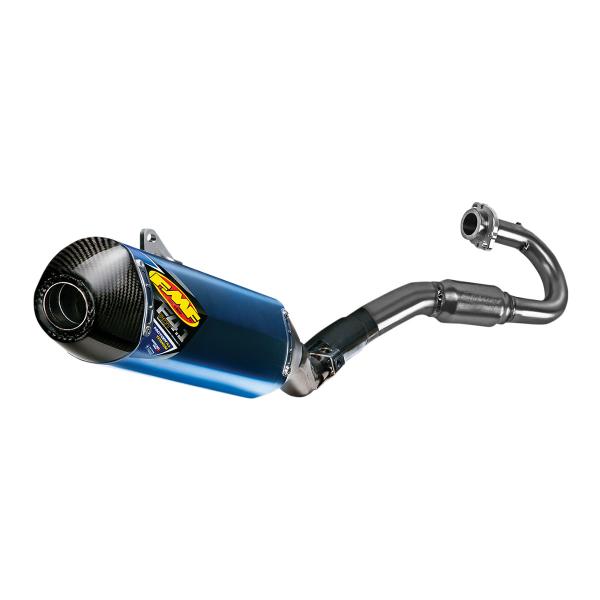 FMF Factory 4.1 complete exhaust blue titanium Yamaha YFZ450R 2009-2022