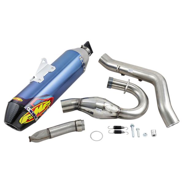 FMF Factory 4.1 complete exhaust blue titanium Yamaha YFZ450R 2009-2022