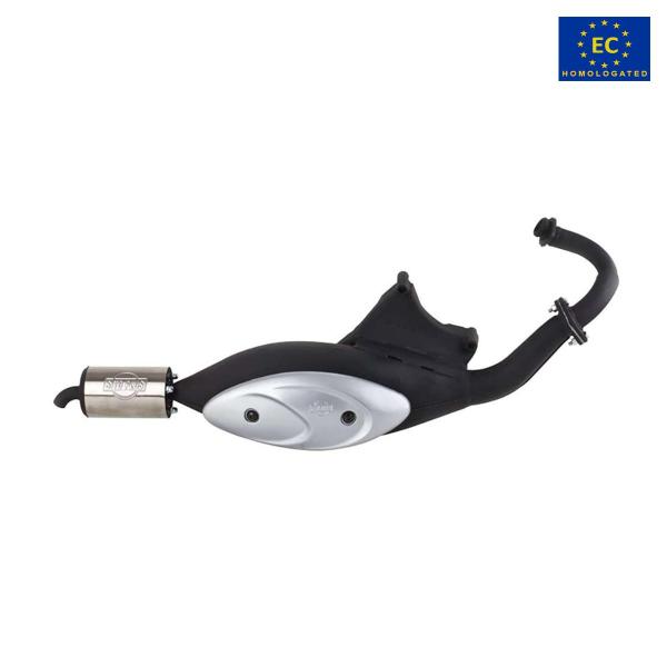 Leovince SitoPlus complete exhaust steel approved Piaggio NRG50 1999