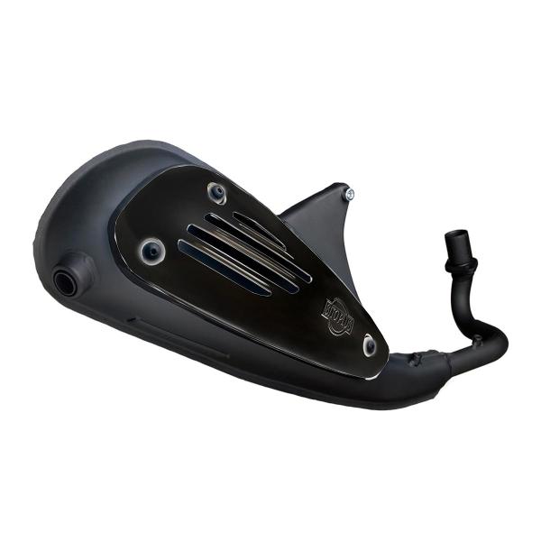 Scarico completo Leovince SitoPlus racing acciaio nero Vespa Sprint 50 2014-2017