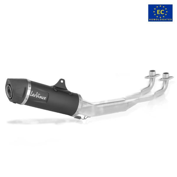 Leovince Nero complete exhaust steel approved Yamaha Tmax 530 2012-2016