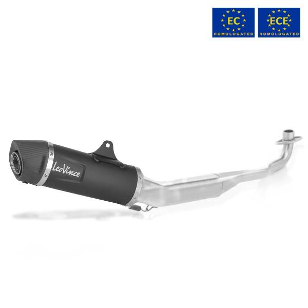 Leovince Nero complete exhaust steel approved Honda SH125i 2017-2019