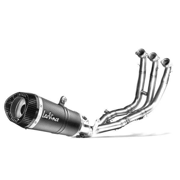 Leovince LV ONE EVO complete exhaust carbon racing Yamaha MT09 2017-2020