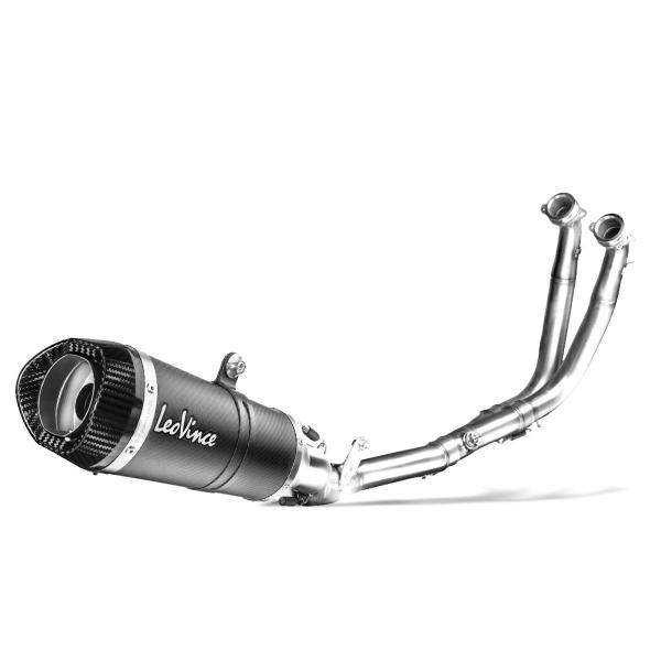 Leovince LV ONE EVO complete exhaust carbon racing Yamaha Tracer 700 2016-2020