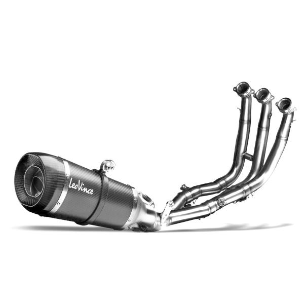 Leovince LV ONE EVO complete exhaust carbon racing Triumph Tiger Sport 660 2022-2024