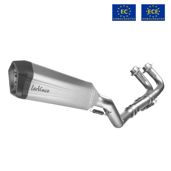 Leovince LV12 complete exhaust titanium approved Yamaha Tmax 560 2020-2024