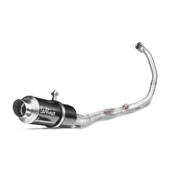 Leovince GP Corsa complete exhaust carbon racing Honda MSX125/Grom 2017-2020