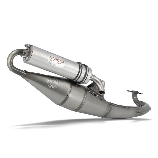 Leovince Hand Made TT complete exhaust aluminium approved Piaggio FLY 50 2005