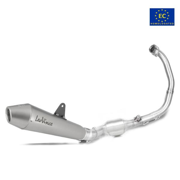 Leovince GP Style complete exhaust steel approved Yamaha R125 2008-2013