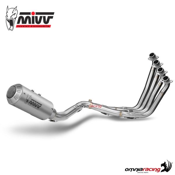 MIVV MK3 impianto di scarico completo in acciaio racing per Honda CB650R 2019>