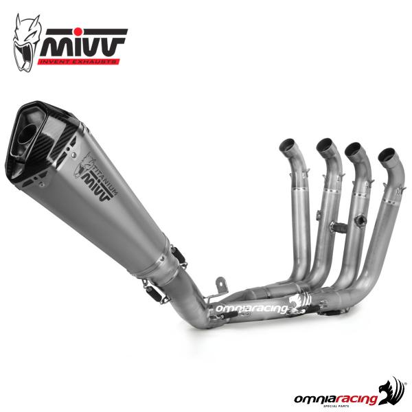 Full exhaust system titanium Mivv Delta Race racing for BMW S1000RR 2017>2018