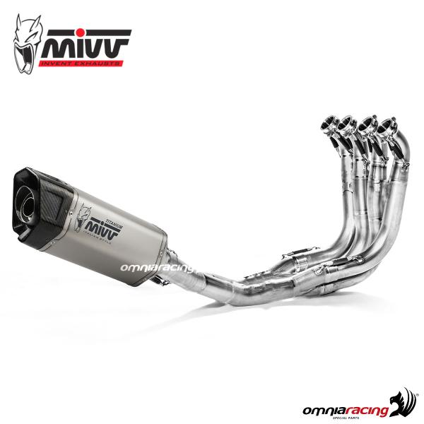 Full exhaust system Mivv SR-1 EVO titanium racing for BMW S1000R 2021>