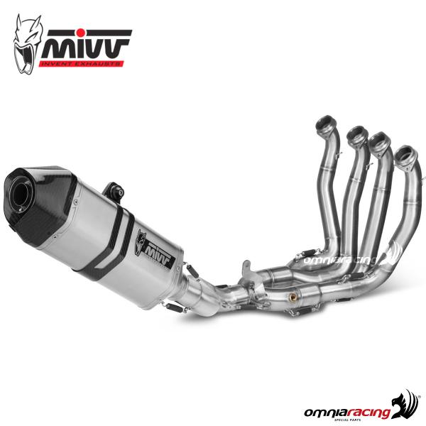 MIVV SPEED EDGE impianto di scarico completo racing in titanio per Yamaha R1 2015>2023