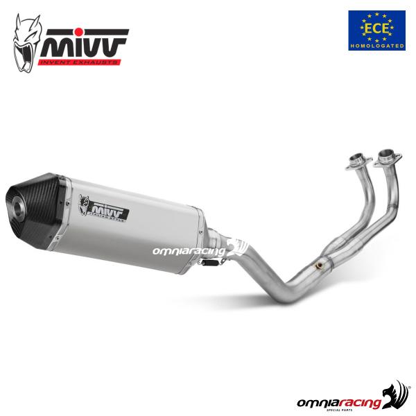 MIVV Speed edge full system exhaust in inox homologated for Yamaha Tmax 560 2020>2021