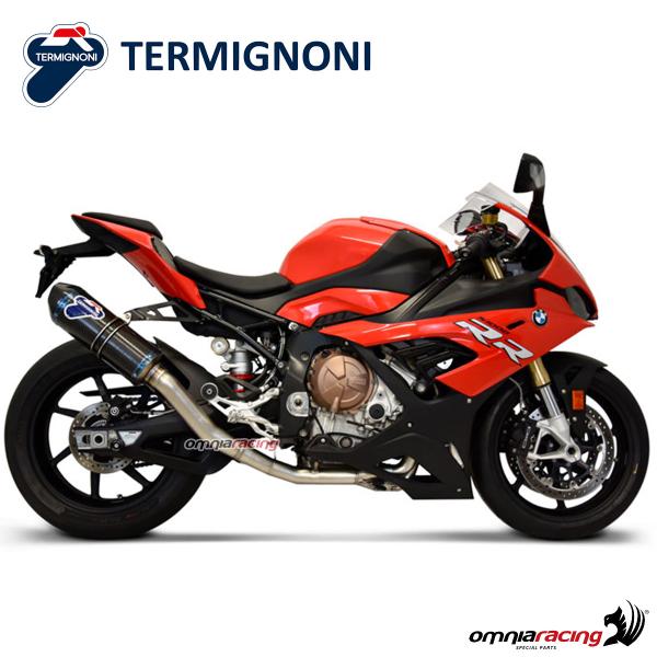 Termignoni RELEVANCE full exhaust system in carbon racing BMW S1000RR 2019-2022