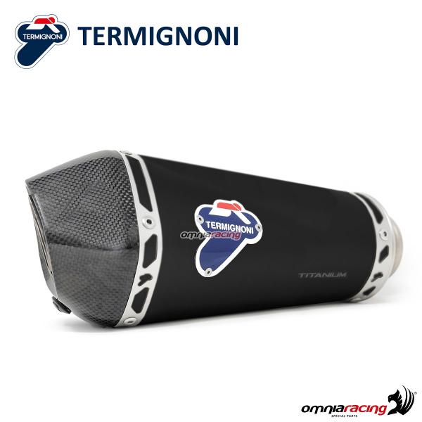 Impianto di scarico completo Termignoni RELEVANCE titanio nero racing per Honda CBR1000RR 2017>2019