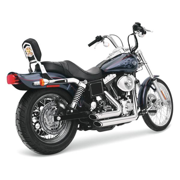 Scarico completo Vance&hines Shortshots cromato 2:2 Harley Dyna Super Glide T-Sport 2002-2003