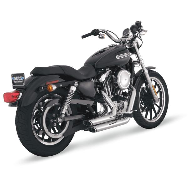 Scarico completo Vance&hines Shortshots cromato 2:2 Harley Davidson XL1200X Forty-Eight 2011-2013