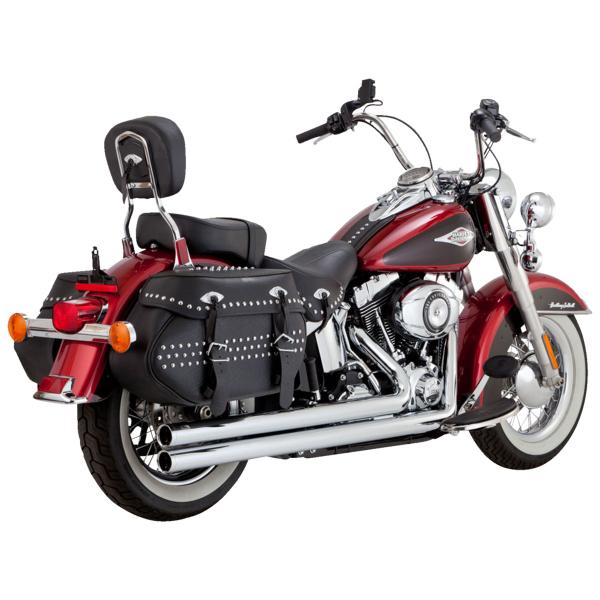 Scarico completo Vance&hines Big Shot cromato 2:2 Harley Davidson Fat Boy 2012-2014