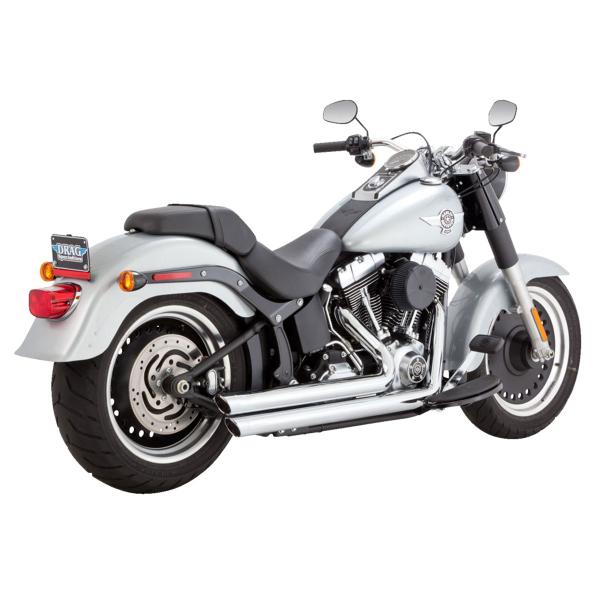 Scarico completo Vance&hines Big Shot cromato 2:2 Harley Davidson Fat Boy 2000-2003