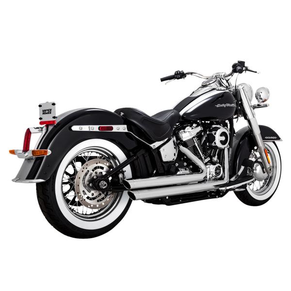 Vance&hines chromed full exhaust Big Shot 2:2 Harley Davidson Softail Deluxe 107 2018-2020