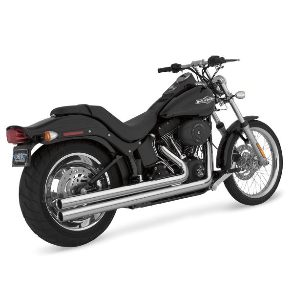 Vance&hines chromed full exhaust Big Shot 2:2 Harley Davidson Fat Boy 15th Anniversary 2005